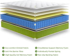 Mattresses 26CM Hybrid Pocket Sprung Memory Foam Mattress