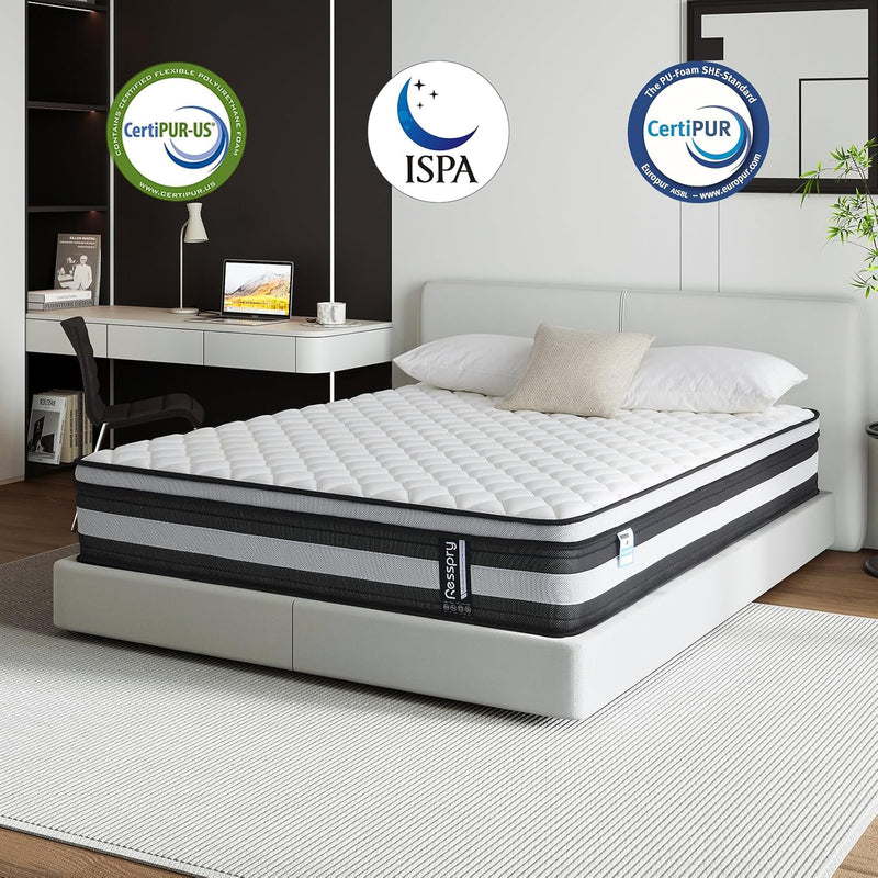 Mattress Hybrid Breathable Foam Pocket Sprungs