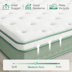 Mattresses 3-Zone Gel Memory Foam Pocket Sprung