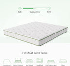 Mattresses 8 Inch Pocket Sprung with Breathable Certipur-Us