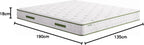 Mattresses 8 Inch Pocket Sprung with Breathable Certipur-Us