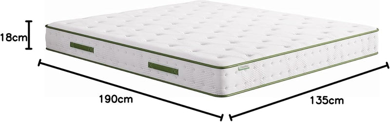 Mattresses 8 Inch Pocket Sprung with Breathable Certipur-Us