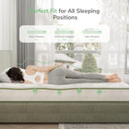 Mattresses 8 Inch Pocket Sprung with Breathable Certipur-Us