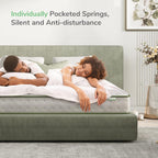 Mattresses 8 Inch Pocket Sprung with Breathable Certipur-Us