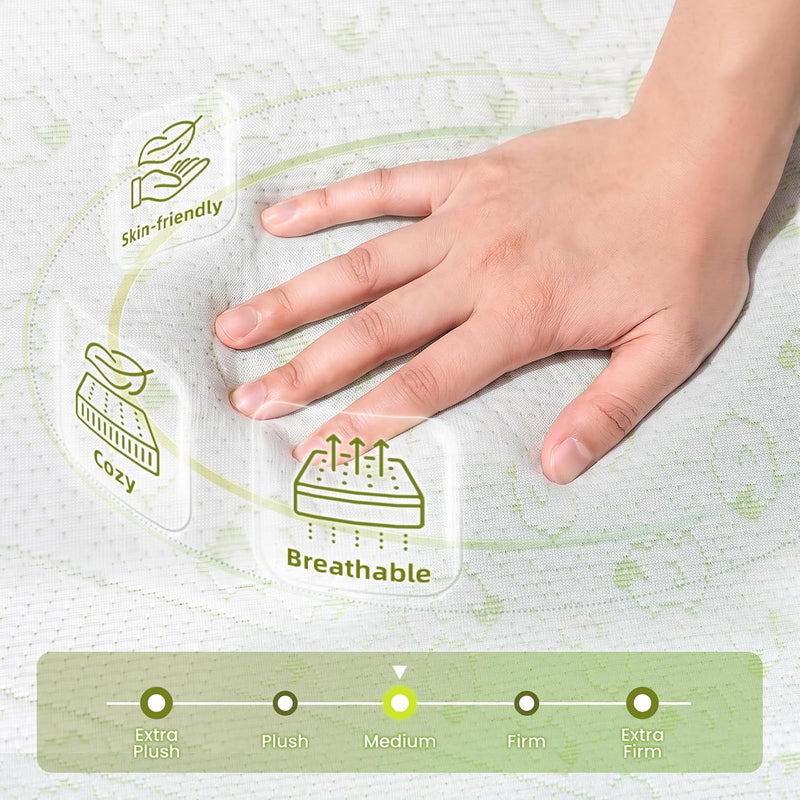 Mattresses Gel Memory Foam Mattress Medium Firm