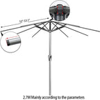 Maxant Replacement Parasol Canopy Garden Umbrella Cover Fabric