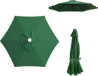 Maxant Replacement Parasol Canopy Garden Umbrella Cover Fabric