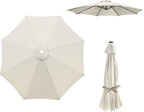 Maxant Replacement Parasol Canopy Garden Umbrella Cover Fabric
