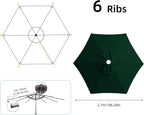 Maxant Replacement Parasol Canopy Garden Umbrella Cover Fabric