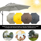 Maxant Replacement Parasol Canopy Garden Umbrella Cover Fabric