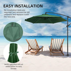 Maxant Replacement Parasol Canopy Garden Umbrella Cover Fabric
