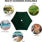 Maxant Replacement Parasol Canopy Garden Umbrella Cover Fabric