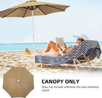 Maxant Replacement Parasol Canopy Garden Umbrella Cover Fabric