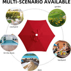 Maxant Replacement Parasol Canopy Garden Umbrella Cover Fabric