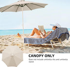 Maxant Replacement Parasol Canopy Garden Umbrella Cover Fabric