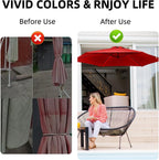 Maxant Replacement Parasol Canopy Garden Umbrella Cover Fabric