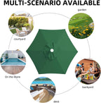 Maxant Replacement Parasol Canopy Garden Umbrella Cover Fabric