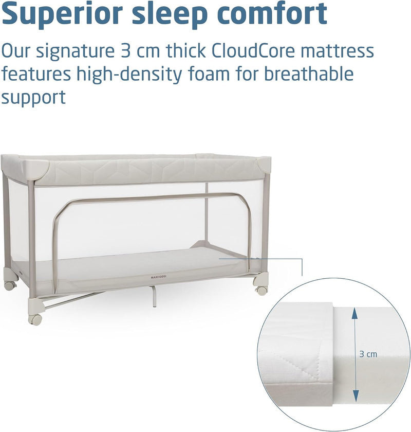 Maxi-Cosi Merlin 2-In-1 Travel Cot Play Area 0-4
