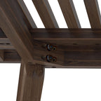 Maxwood Furniture Plank Plus Beam Mid-Century Single Wood