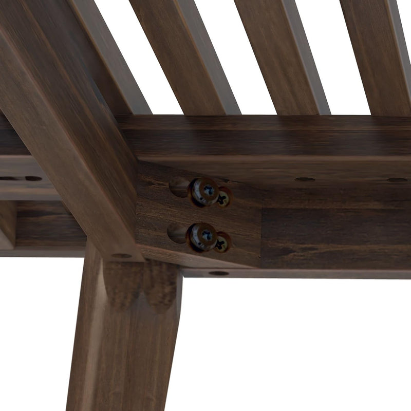 Maxwood Furniture Plank Plus Beam Mid-Century Single Wood