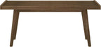Maxwood Furniture Plank Plus Beam Mid-Century Single Wood