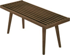 Maxwood Furniture Plank Plus Beam Mid-Century Single Wood