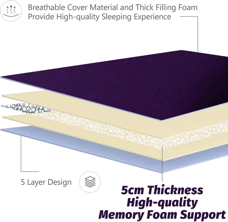 Floor Futon Mattress Thicken Tatami Sleeping Pad Foldable