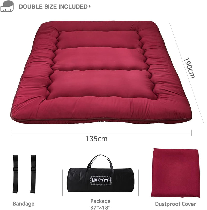 Floor Futon Mattress Thicken Tatami Sleeping Pad Foldable