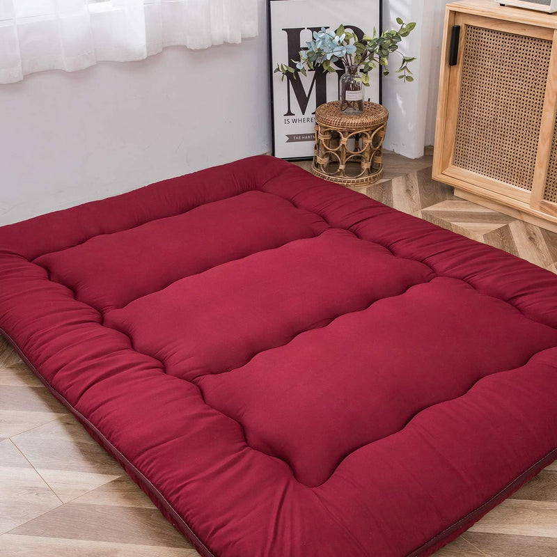 Floor Futon Mattress Thicken Tatami Sleeping Pad Foldable