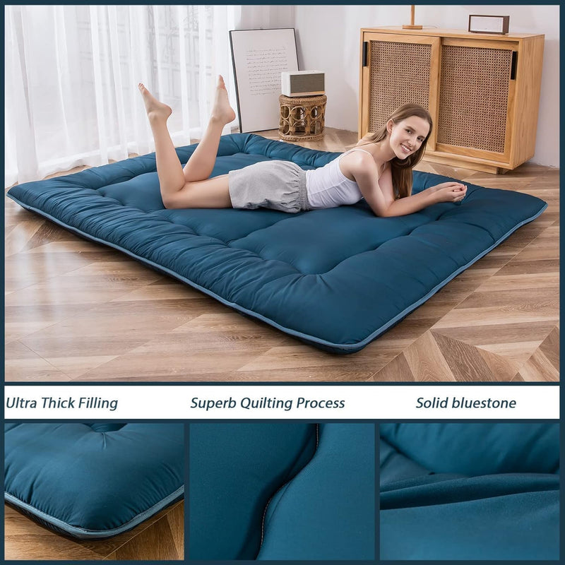 Floor Futon Mattress Thicken Tatami Sleeping Pad Foldable
