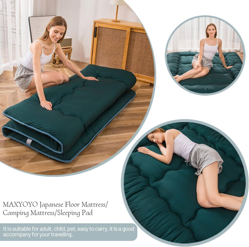 Floor Futon Mattress Thicken Tatami Sleeping Pad Foldable