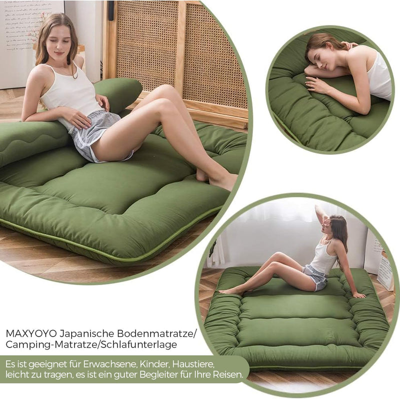 Floor Futon Mattress Thicken Tatami Sleeping Pad Foldable