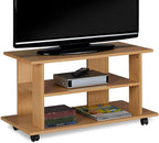 MDF Wood TV Cabinet with 2 Shelves