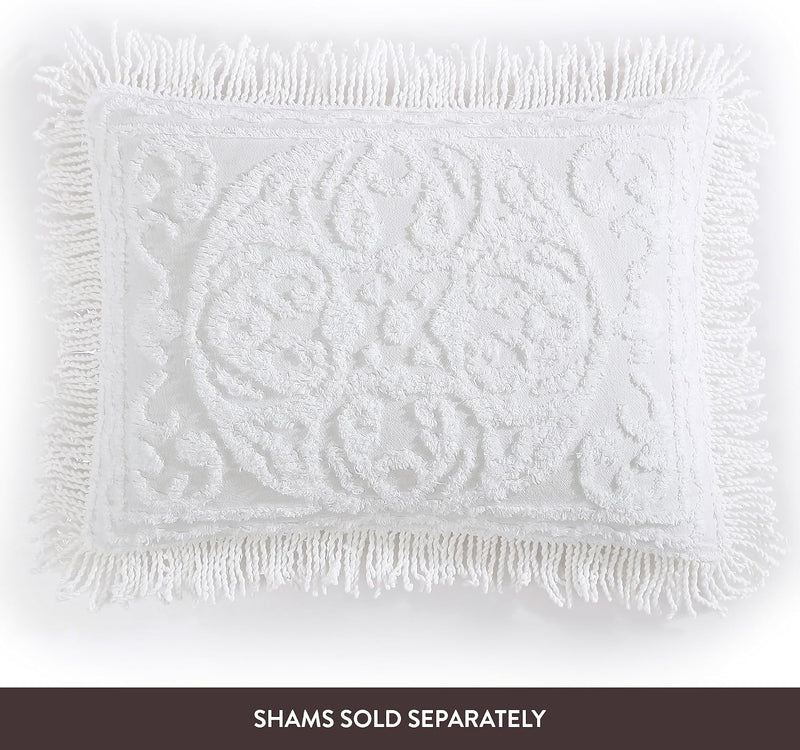 Medallion Chenille Bedspread Queen