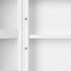Medicine Cabinet Lockable 11 Compartments Steel