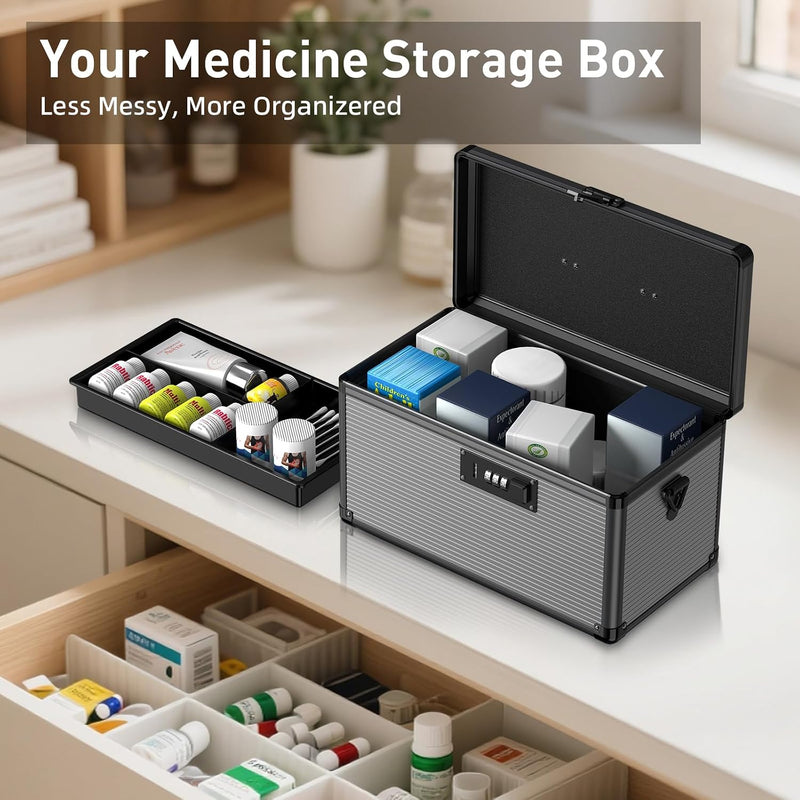 Medicine Lock Box with Code Lockable