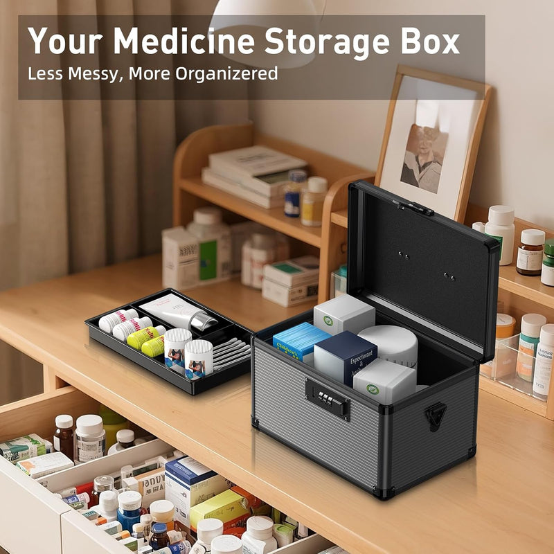 Medicine Lock Box with Code Lockable