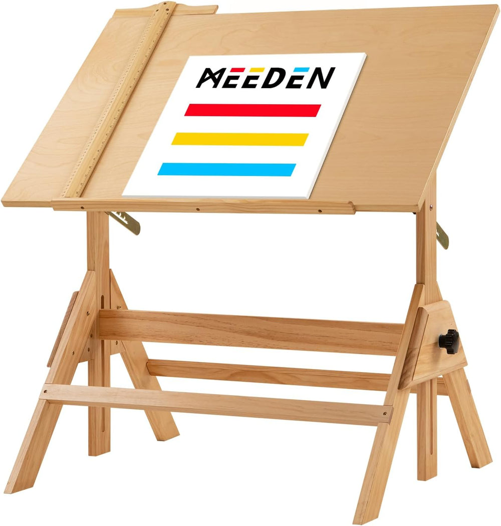 Solid Wood Drafting Table 35.5" X 23.5" Artist
