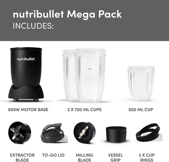 Mega Pack with 900W Motor Base 9 Accessories
