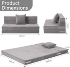 Folding Mattress High Density Foam Fold Out Sofa