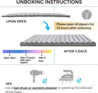 Memorecool Roll Up Floor Mattress 10CM Thick Portable