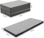 Memorecool Tri Folding Floor Mattress 10CM Thick Foam