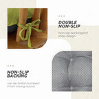 Memory Foam Dining Chair Cushions Attachable (Set of 6)