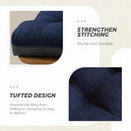 Memory Foam Dining Chair Cushions Attachable (Set of 6)