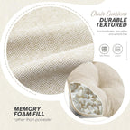 Memory Foam Dining Chair Cushions Attachable (Set of 6)
