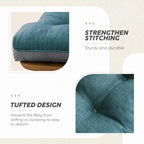 Memory Foam Dining Chair Cushions Attachable (Set of 6)