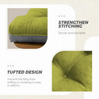 Memory Foam Dining Chair Cushions Attachable (Set of 6)