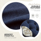Memory Foam Dining Chair Cushions Attachable (Set of 6)