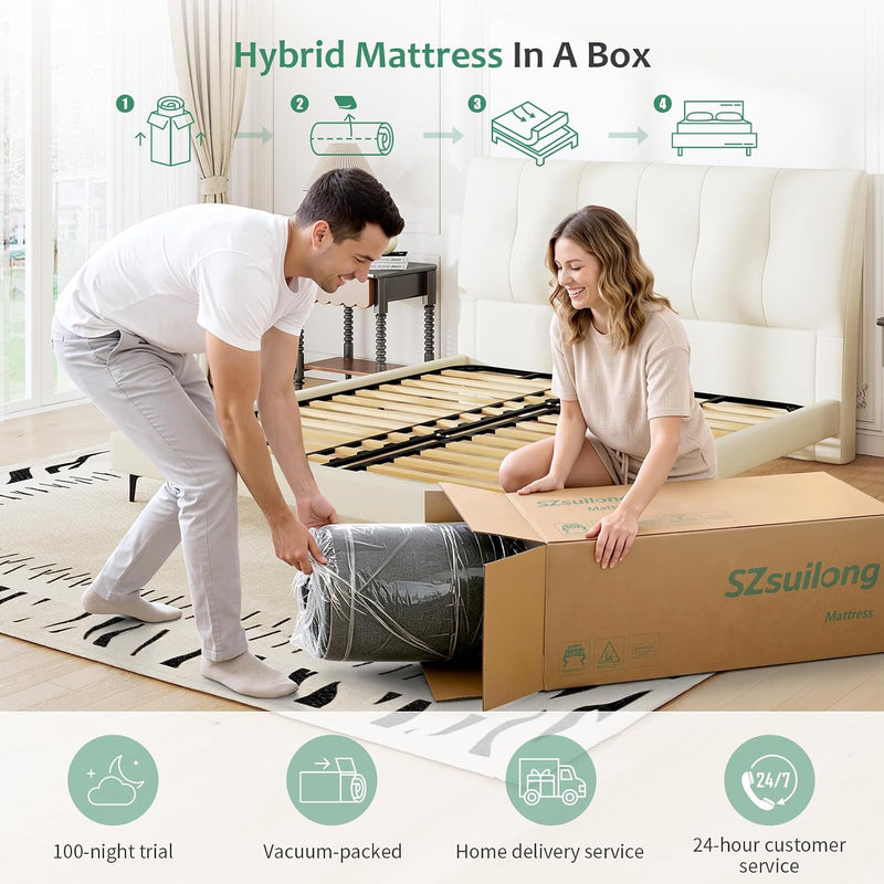 Memory Foam Hybrid Mattress Pocket Sprung Medium