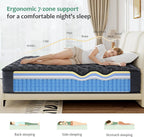 Memory Foam Hybrid Mattress Pocket Sprung Medium